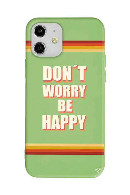 Don't Worry Lansman Model İçi Kadife Silikon Telefon Kılıfı