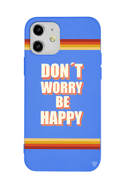 Don't Worry Lansman Model İçi Kadife Silikon Telefon Kılıfı