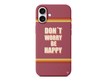 Don't Worry Lansman Model İçi Kadife Silikon Telefon Kılıfı – Plus Serisine Özel