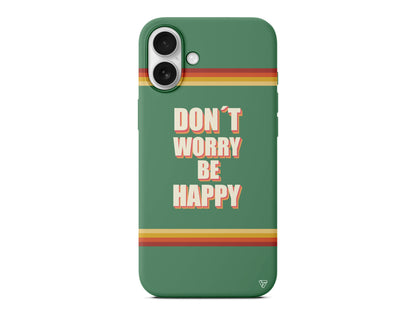 Don't Worry Lansman Model İçi Kadife Silikon Telefon Kılıfı