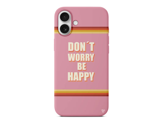 Don't Worry Lansman Model İçi Kadife Silikon Telefon Kılıfı – Plus Serisine Özel