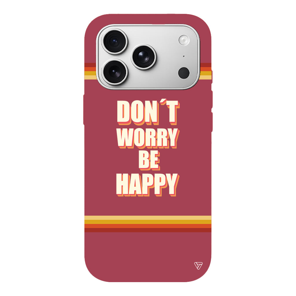 Don't Worry Lansman Model İçi Kadife Silikon Telefon Kılıfı