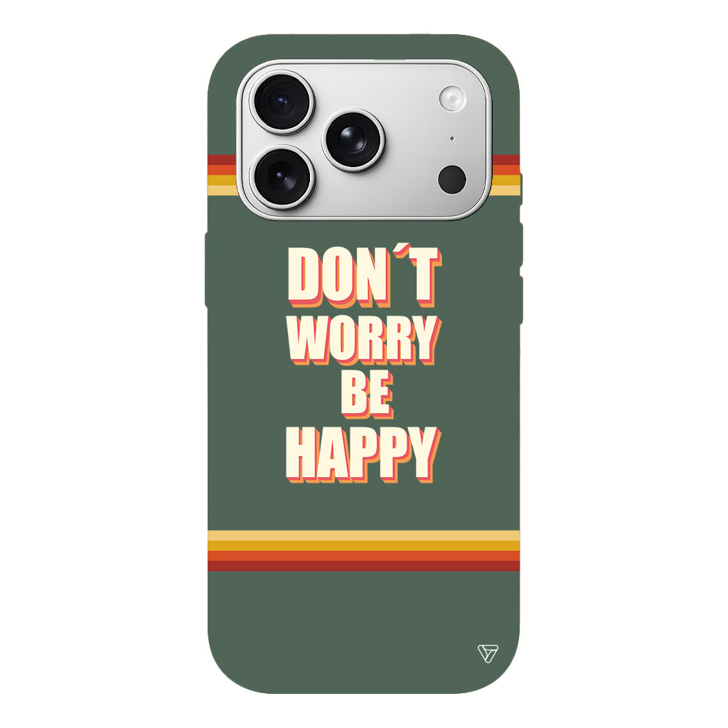 Don't Worry Lansman Model İçi Kadife Silikon Telefon Kılıfı