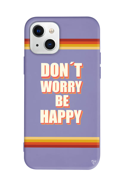 Don't Worry Lansman Model İçi Kadife Silikon Telefon Kılıfı