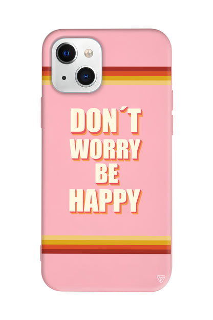 Don't Worry Lansman Model İçi Kadife Silikon Telefon Kılıfı – Plus Serisine Özel