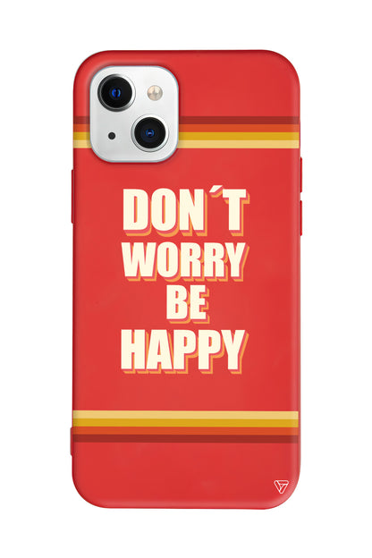 Don't Worry Lansman Model İçi Kadife Silikon Telefon Kılıfı – Plus Serisine Özel