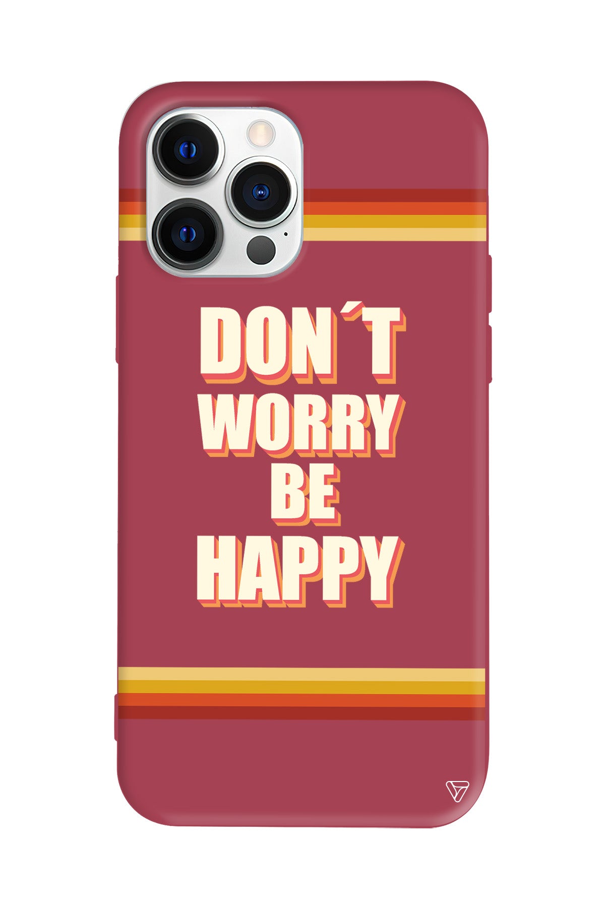 Don't Worry Lansman Model İçi Kadife Silikon Telefon Kılıfı
