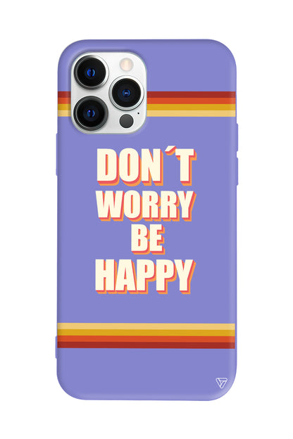 Don't Worry Lansman Model İçi Kadife Silikon Telefon Kılıfı