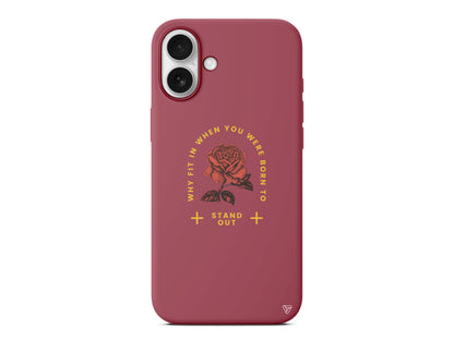 Stand Out Lansman Model İçi Kadife Silikon Telefon Kılıfı