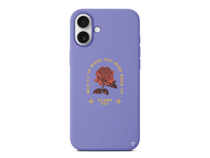 Stand Out Lansman Model İçi Kadife Silikon Telefon Kılıfı