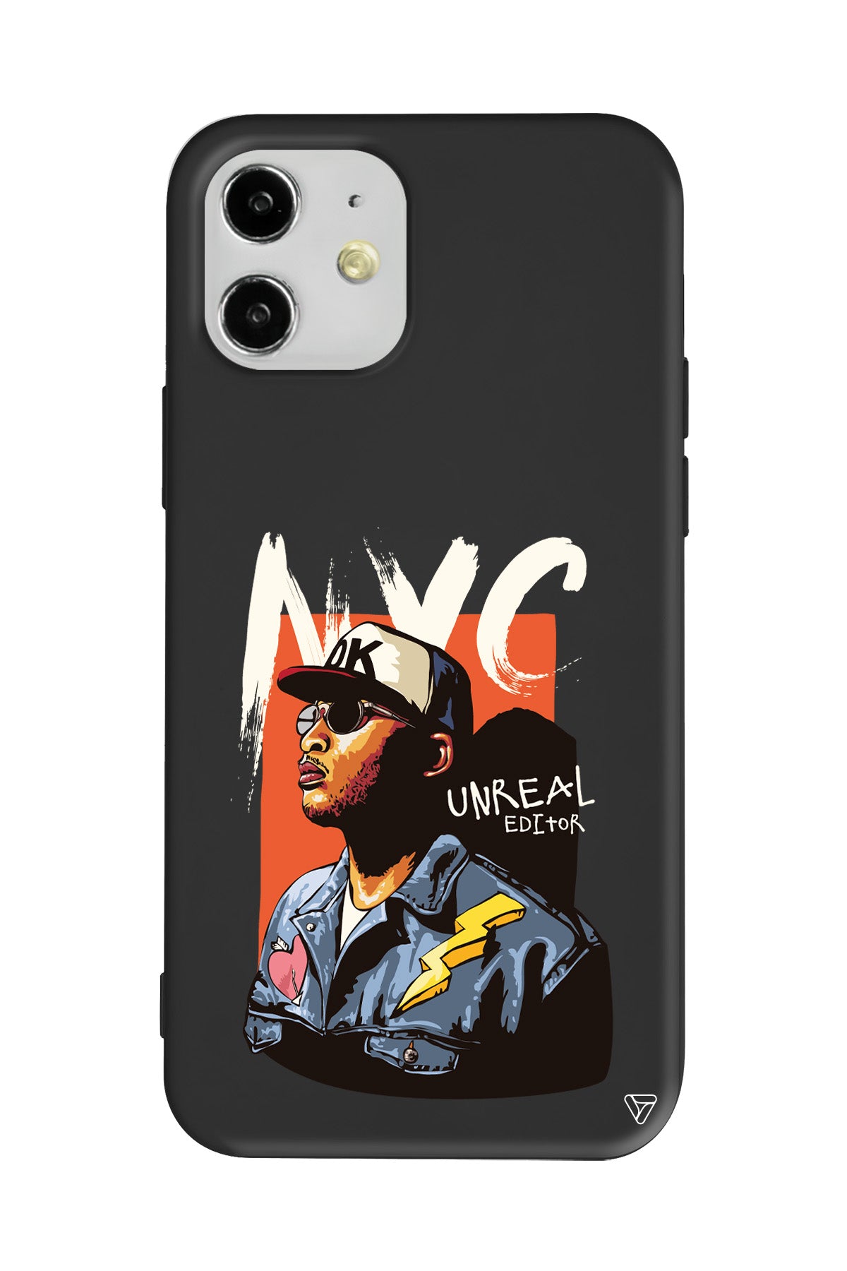 NYC Lansman Model İçi Kadife Silikon Telefon Kılıfı