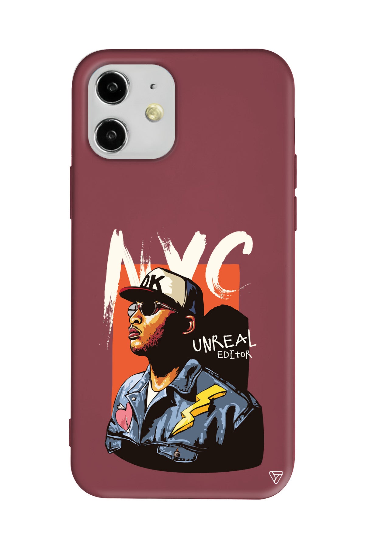 NYC Lansman Model İçi Kadife Silikon Telefon Kılıfı