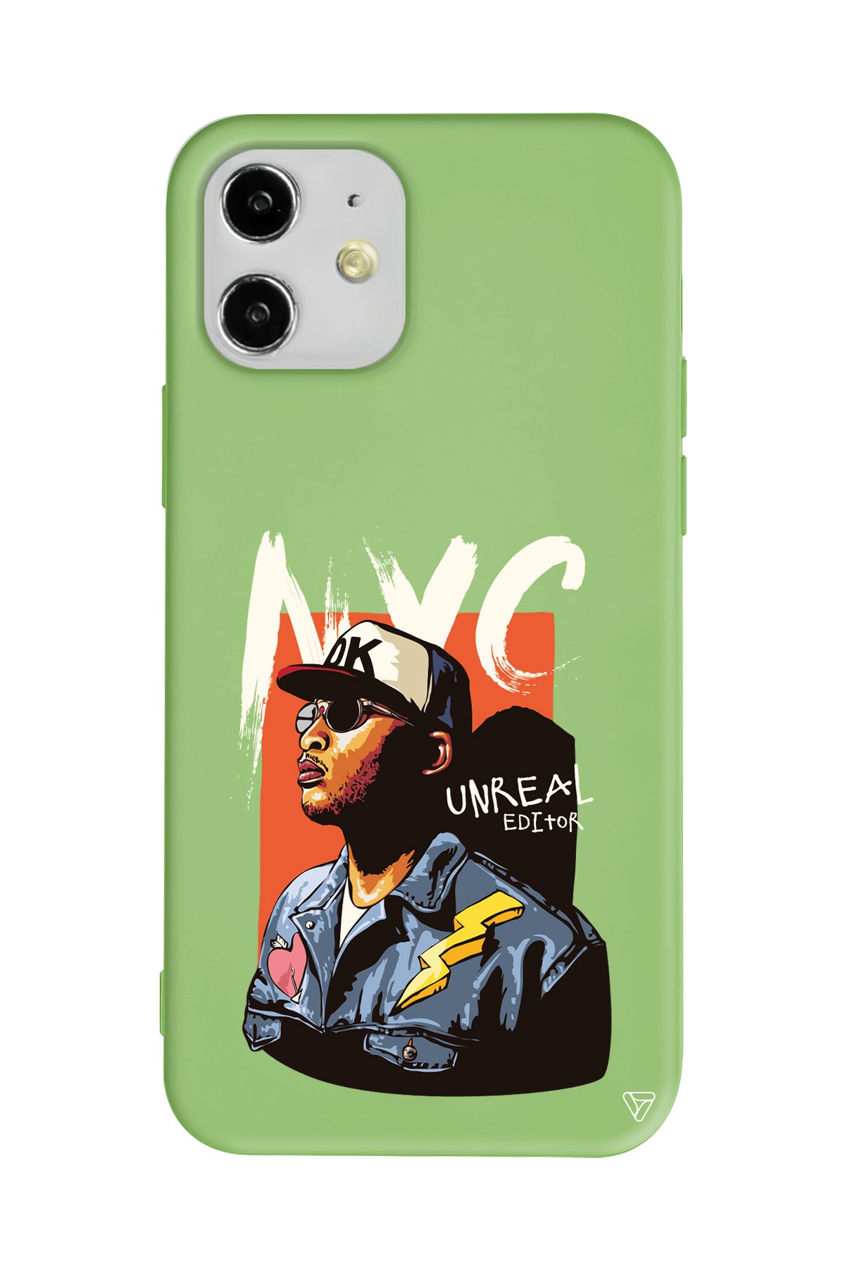 NYC Lansman Model İçi Kadife Silikon Telefon Kılıfı