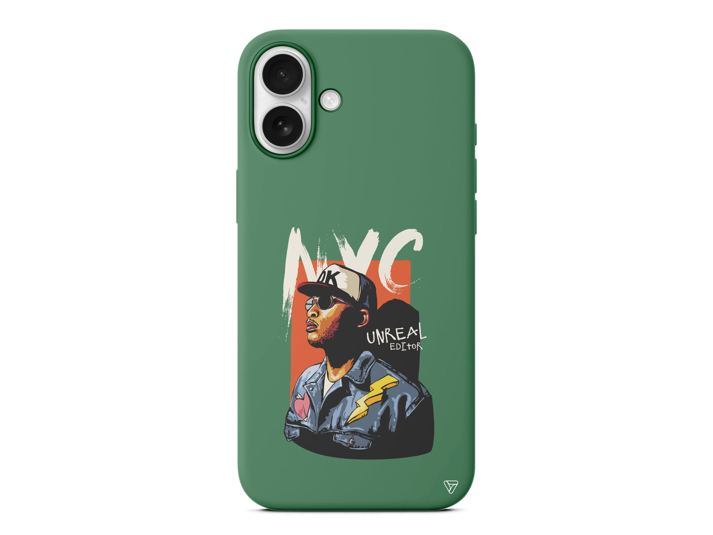 NYC Lansman Model İçi Kadife Silikon Telefon Kılıfı