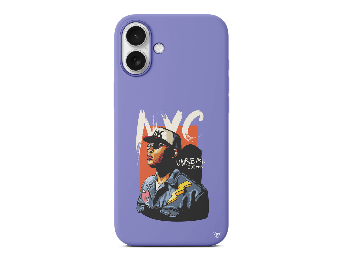 NYC Lansman Model İçi Kadife Silikon Telefon Kılıfı