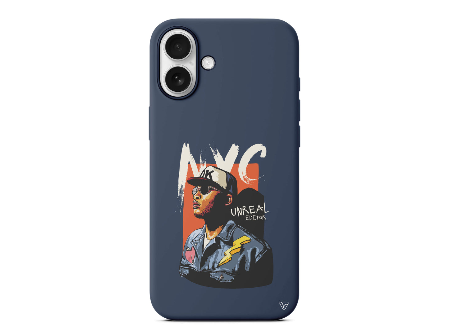 NYC Lansman Model İçi Kadife Silikon Telefon Kılıfı