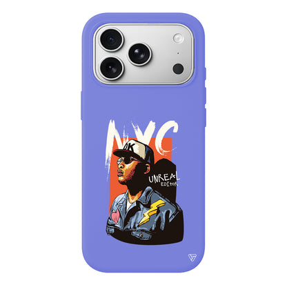 NYC Lansman Model İçi Kadife Silikon Telefon Kılıfı