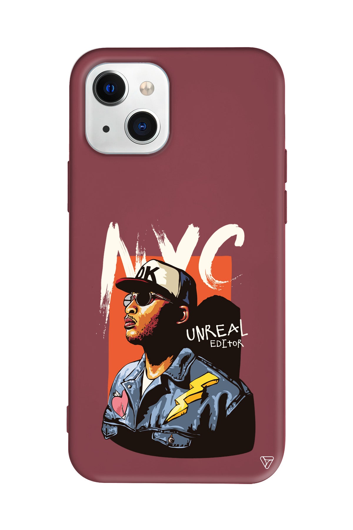 NYC Lansman Model İçi Kadife Silikon Telefon Kılıfı