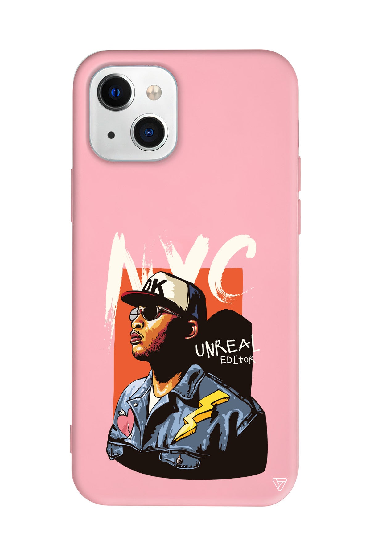 NYC Lansman Model İçi Kadife Silikon Telefon Kılıfı