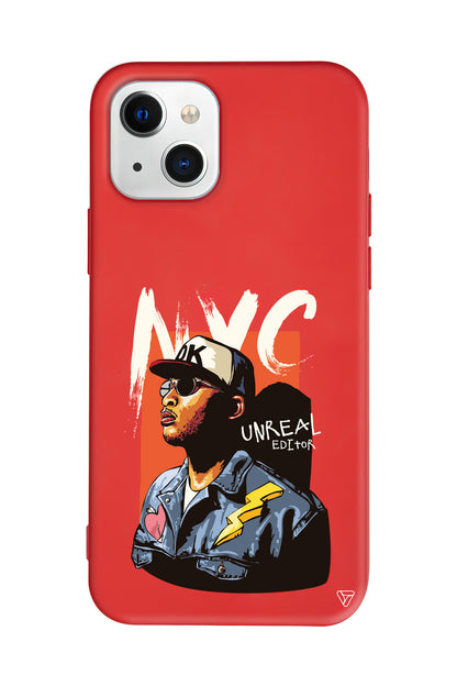 NYC Lansman Model İçi Kadife Silikon Telefon Kılıfı – Plus Serisine Özel