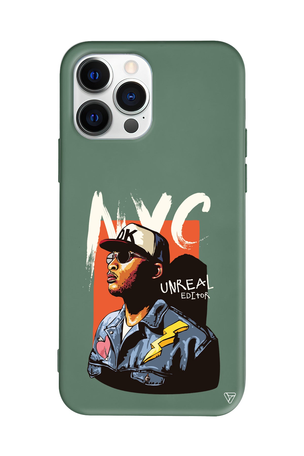 NYC Lansman Model İçi Kadife Silikon Telefon Kılıfı