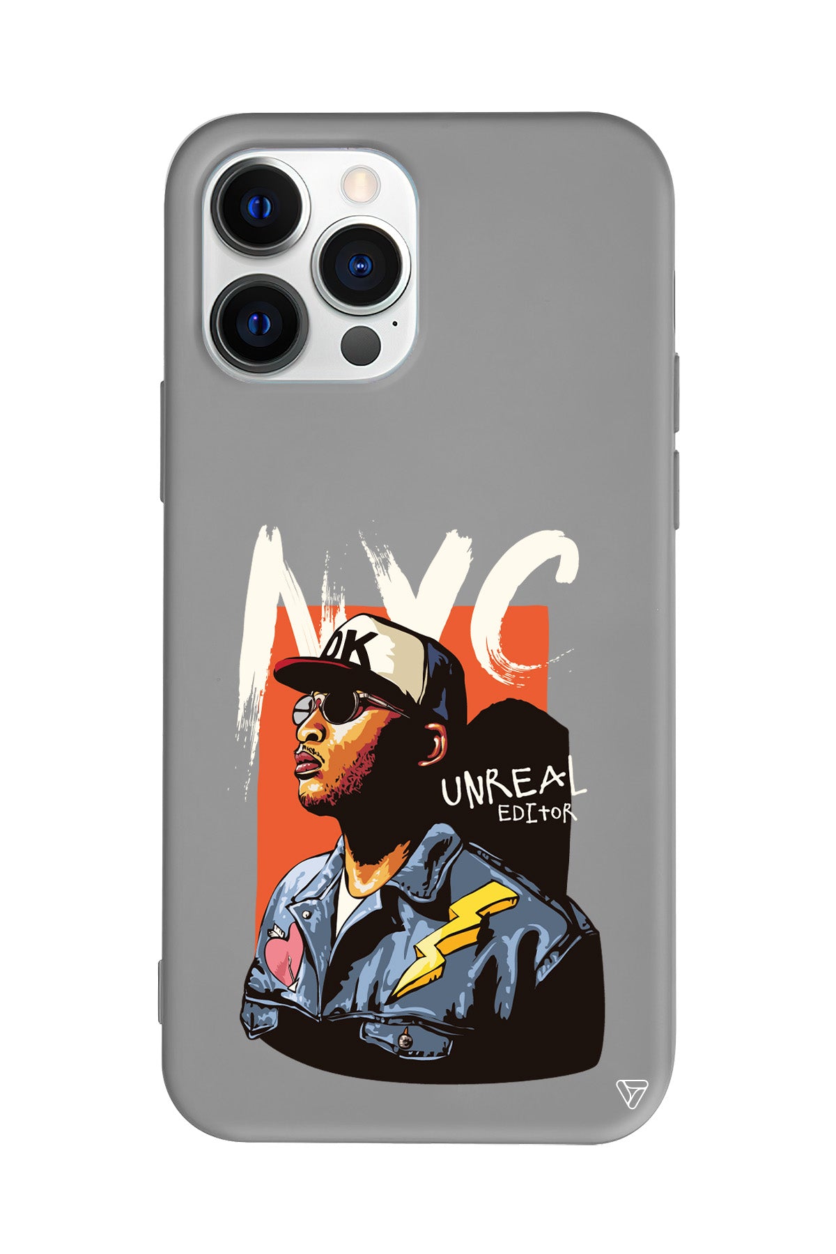 NYC Lansman Model İçi Kadife Silikon Telefon Kılıfı