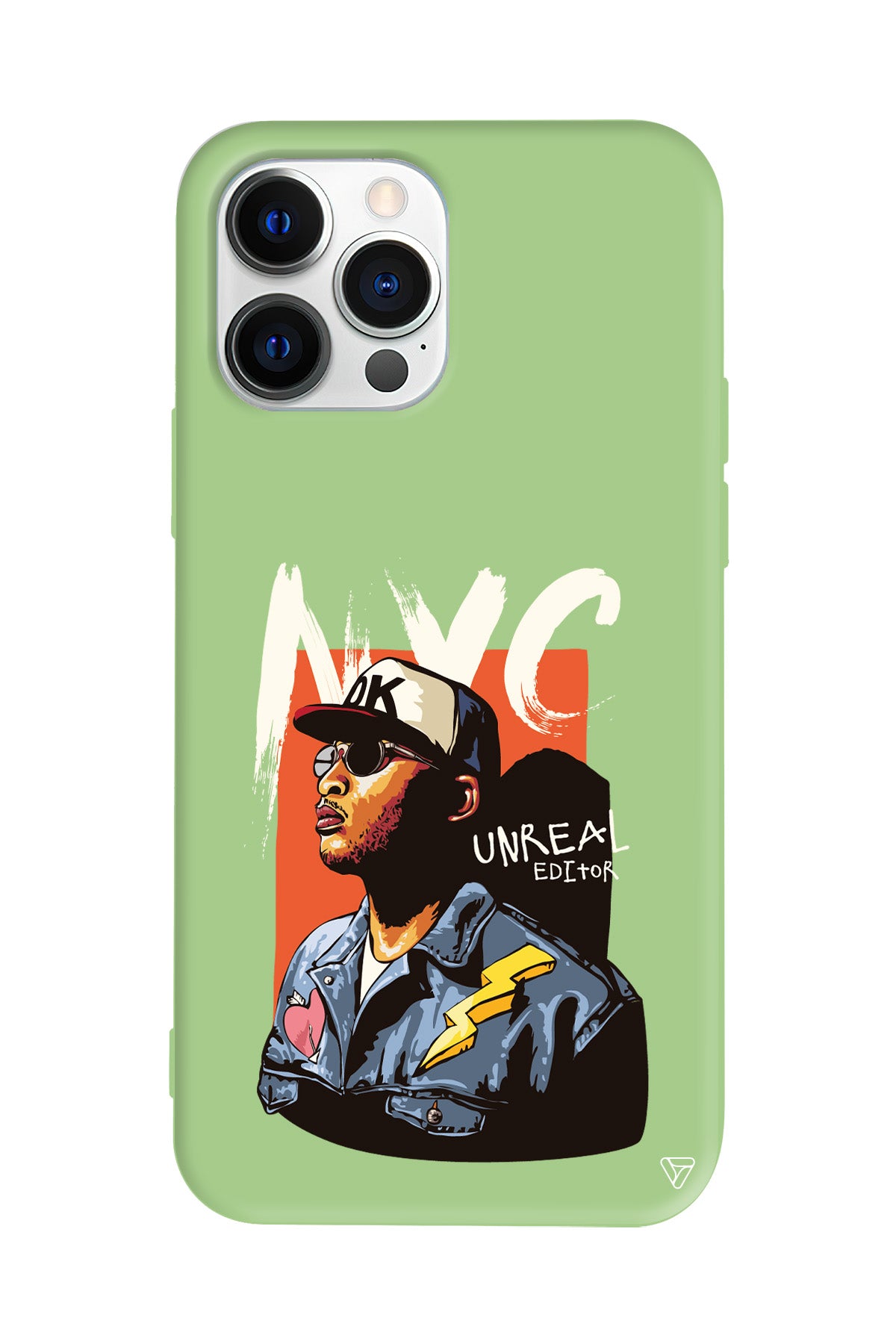 NYC Lansman Model İçi Kadife Silikon Telefon Kılıfı