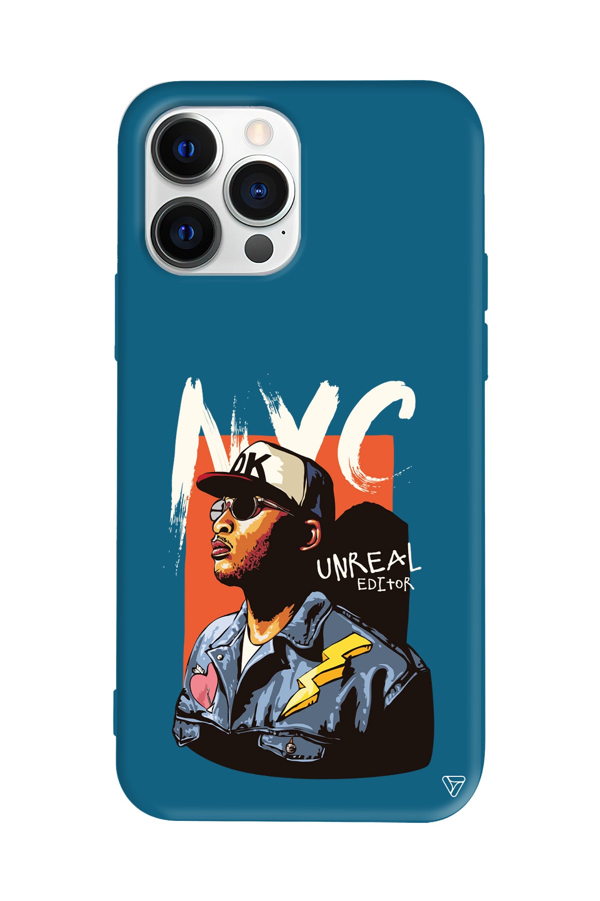 NYC Lansman Model İçi Kadife Silikon Telefon Kılıfı