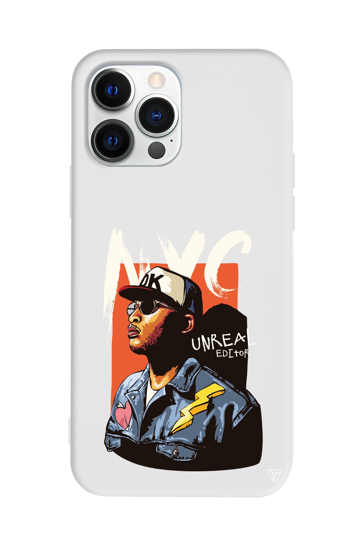 NYC Lansman Model İçi Kadife Silikon Telefon Kılıfı