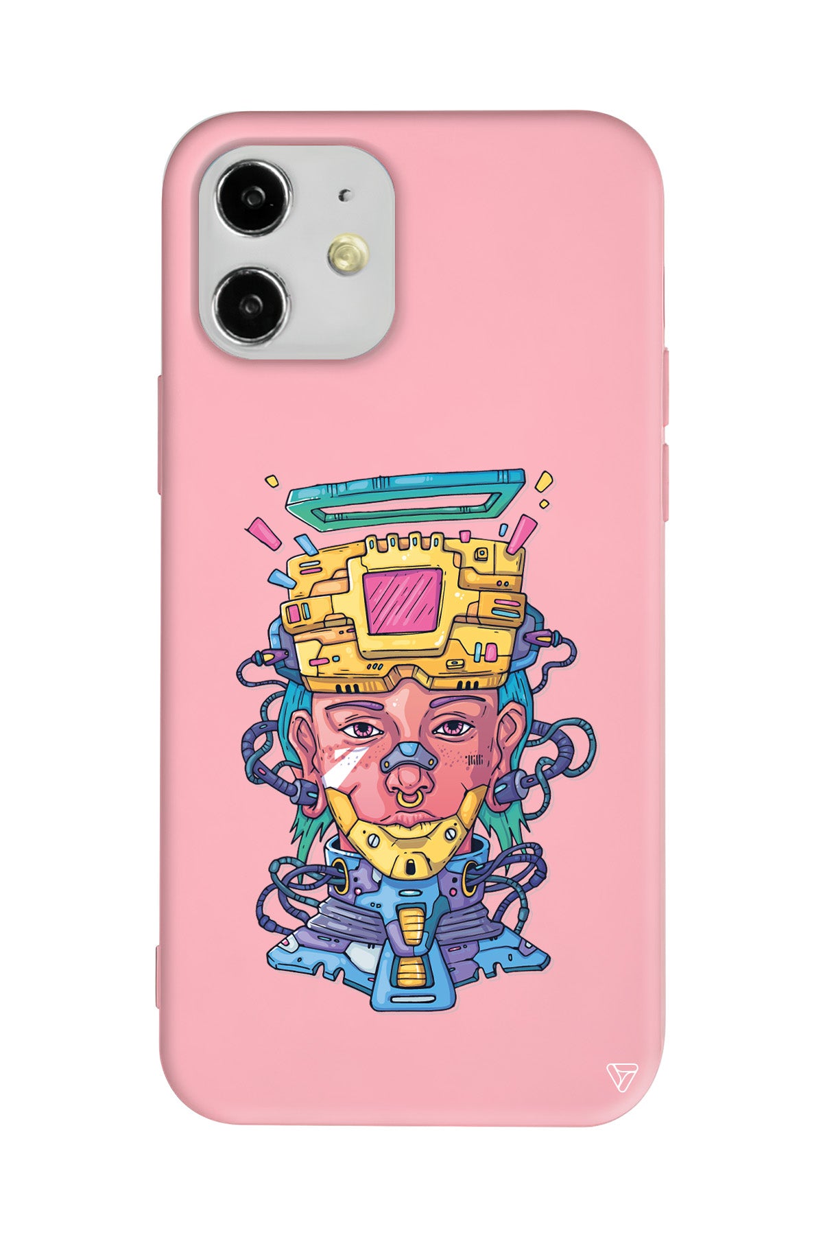 Cyperpunk Lansman Model İçi Kadife Silikon Telefon Kılıfı