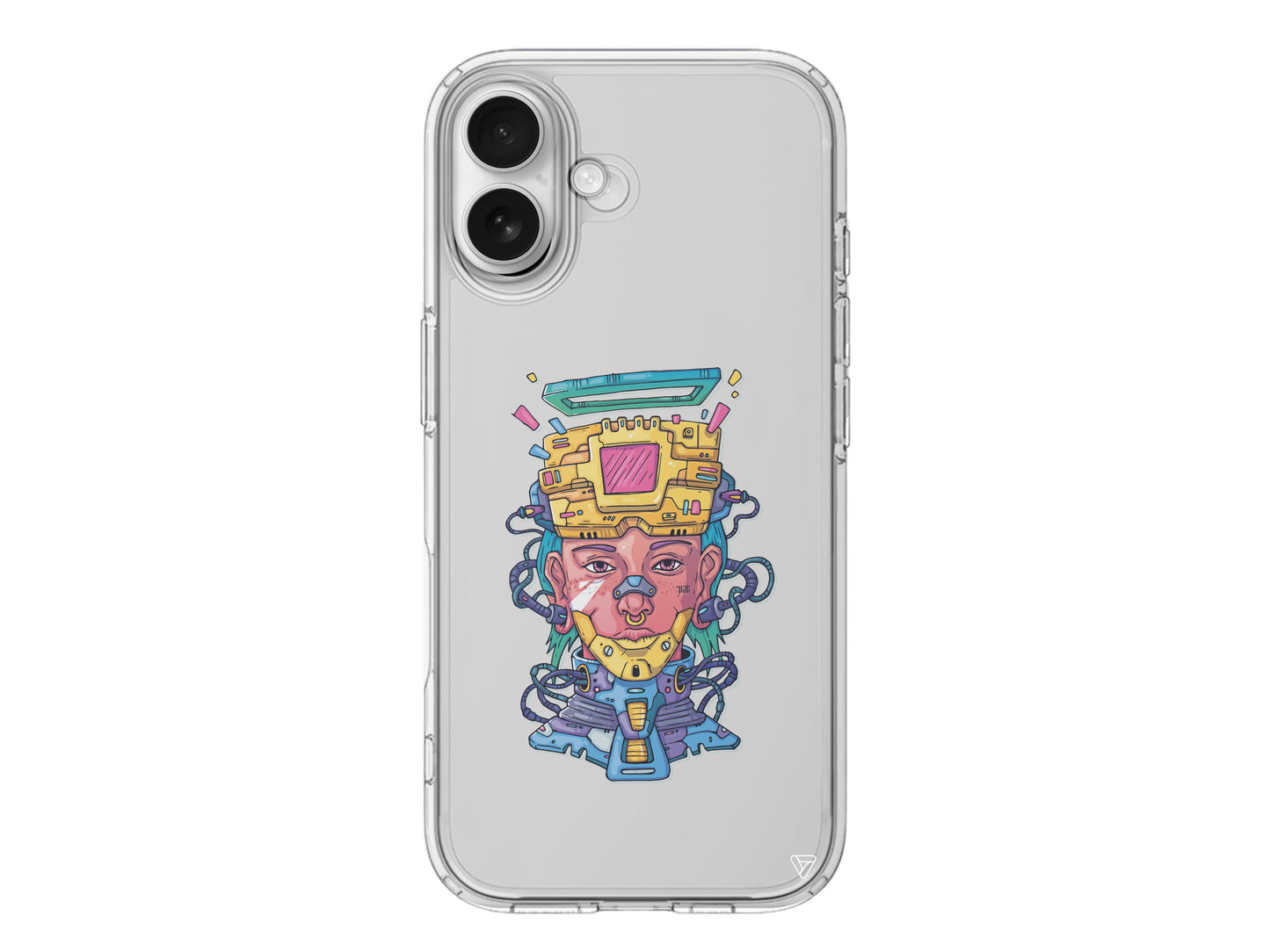 Cyperpunk Lansman Model İçi Kadife Silikon Telefon Kılıfı – Plus Serisine Özel