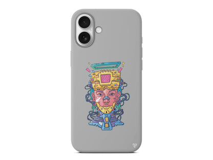 Cyperpunk Lansman Model İçi Kadife Silikon Telefon Kılıfı