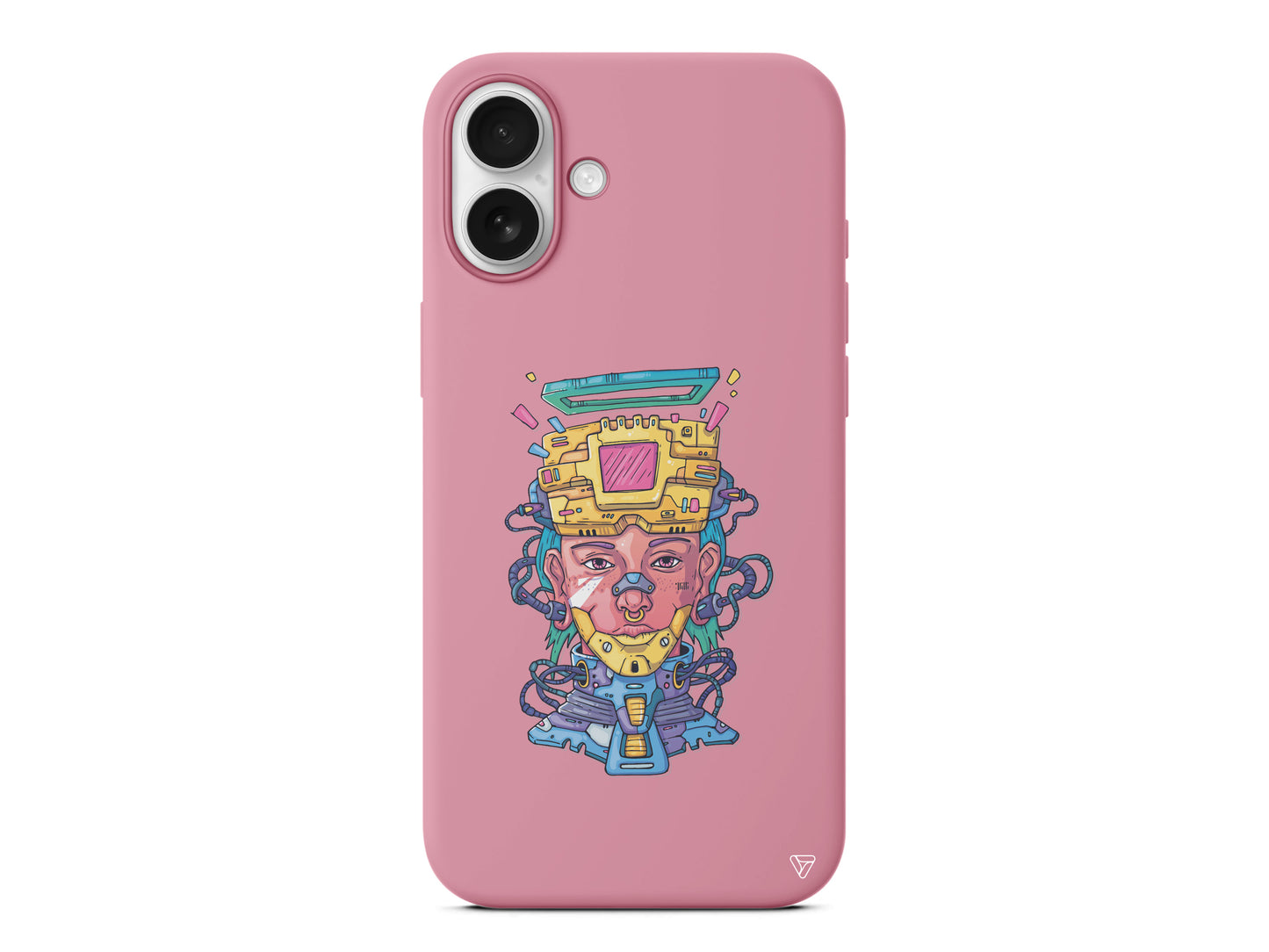 Cyperpunk Lansman Model İçi Kadife Silikon Telefon Kılıfı