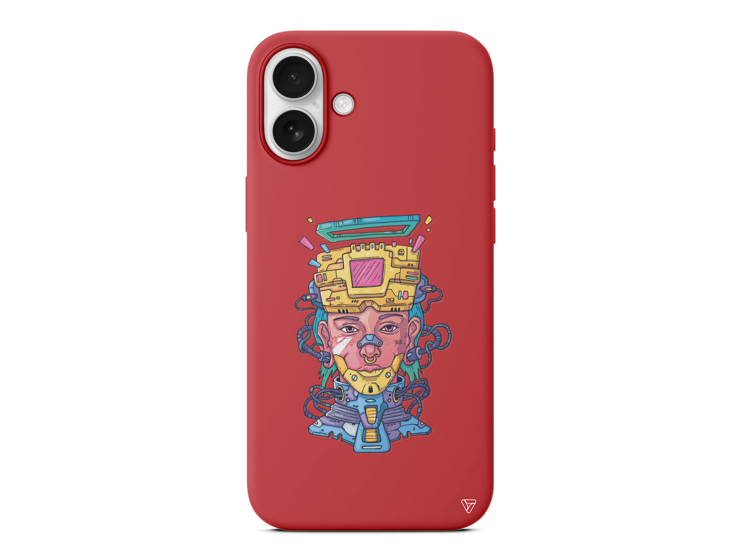 Cyperpunk Lansman Model İçi Kadife Silikon Telefon Kılıfı – Plus Serisine Özel