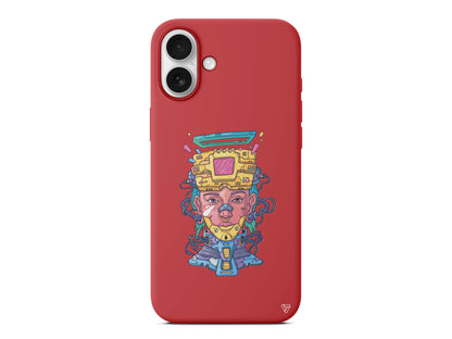 Cyperpunk Lansman Model İçi Kadife Silikon Telefon Kılıfı – Plus Serisine Özel