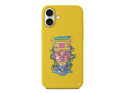 Cyperpunk Lansman Model İçi Kadife Silikon Telefon Kılıfı