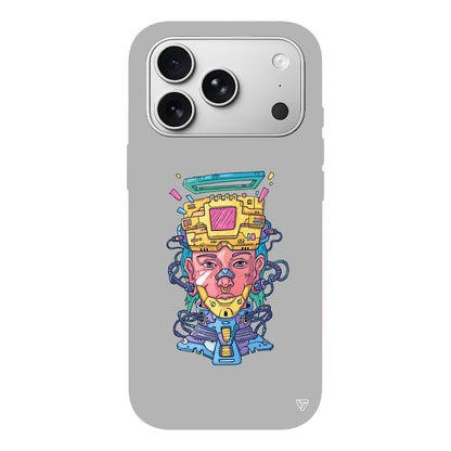 Cyperpunk Lansman Model İçi Kadife Silikon Telefon Kılıfı