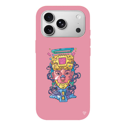 Cyperpunk Lansman Model İçi Kadife Silikon Telefon Kılıfı