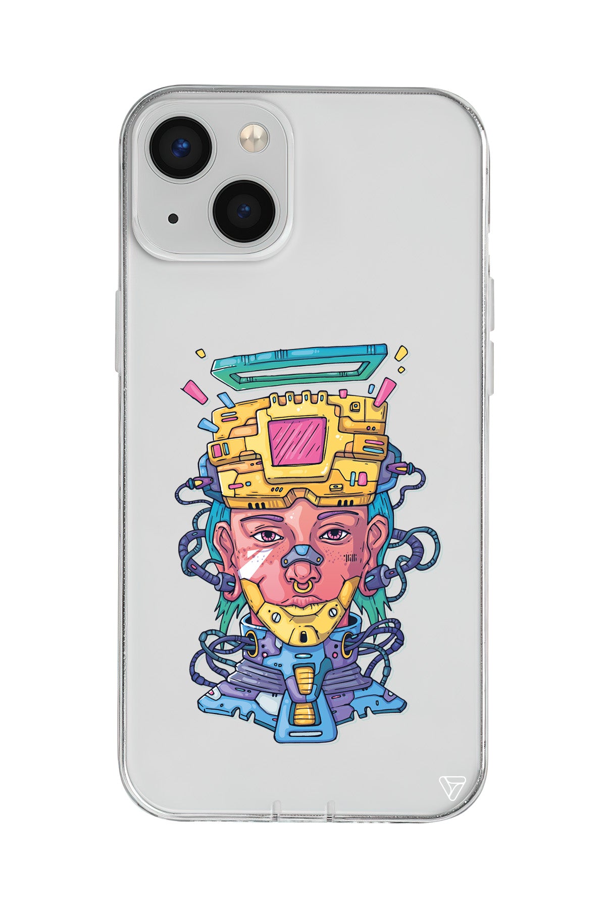 Cyperpunk Lansman Model İçi Kadife Silikon Telefon Kılıfı – Plus Serisine Özel