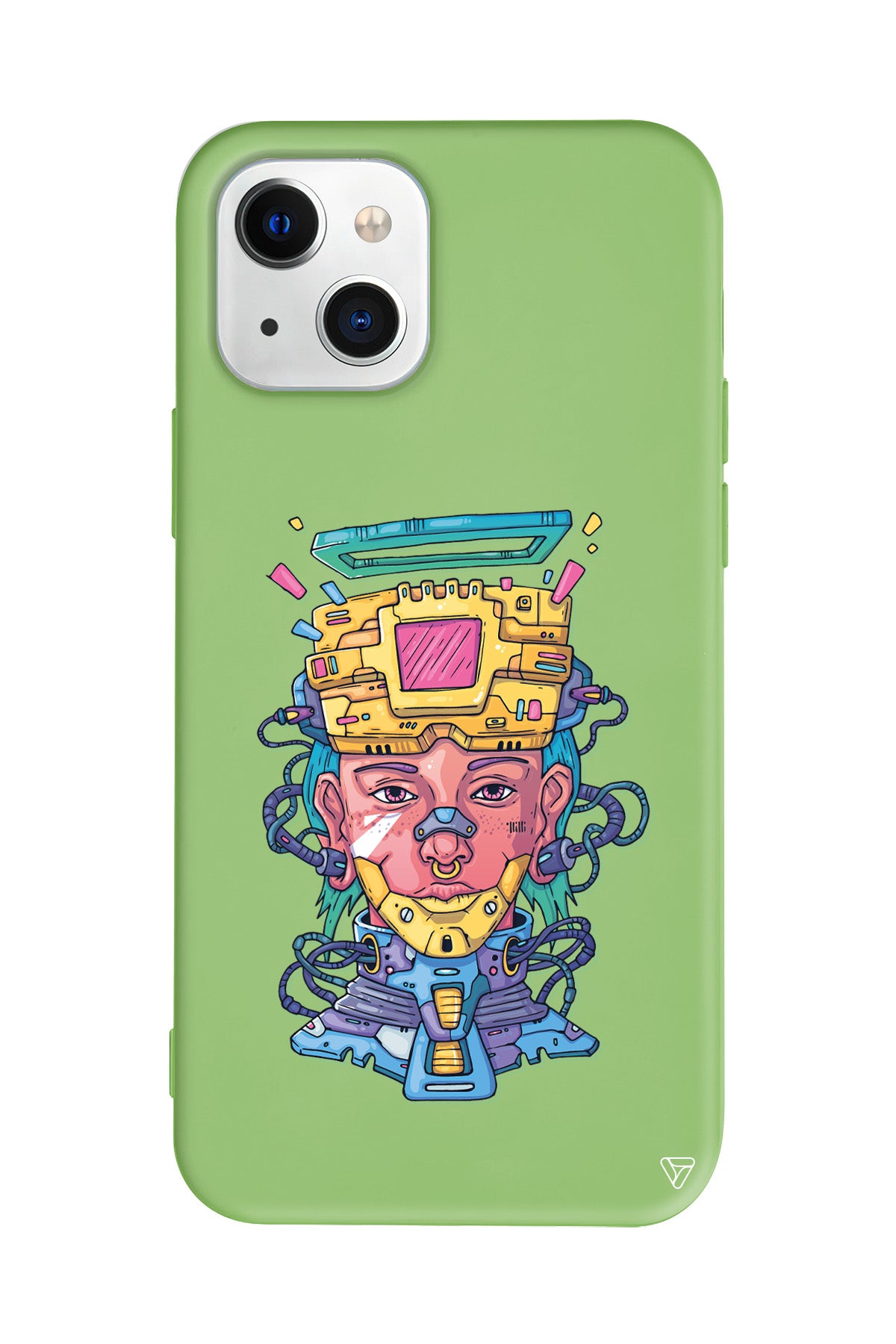 Cyperpunk Lansman Model İçi Kadife Silikon Telefon Kılıfı