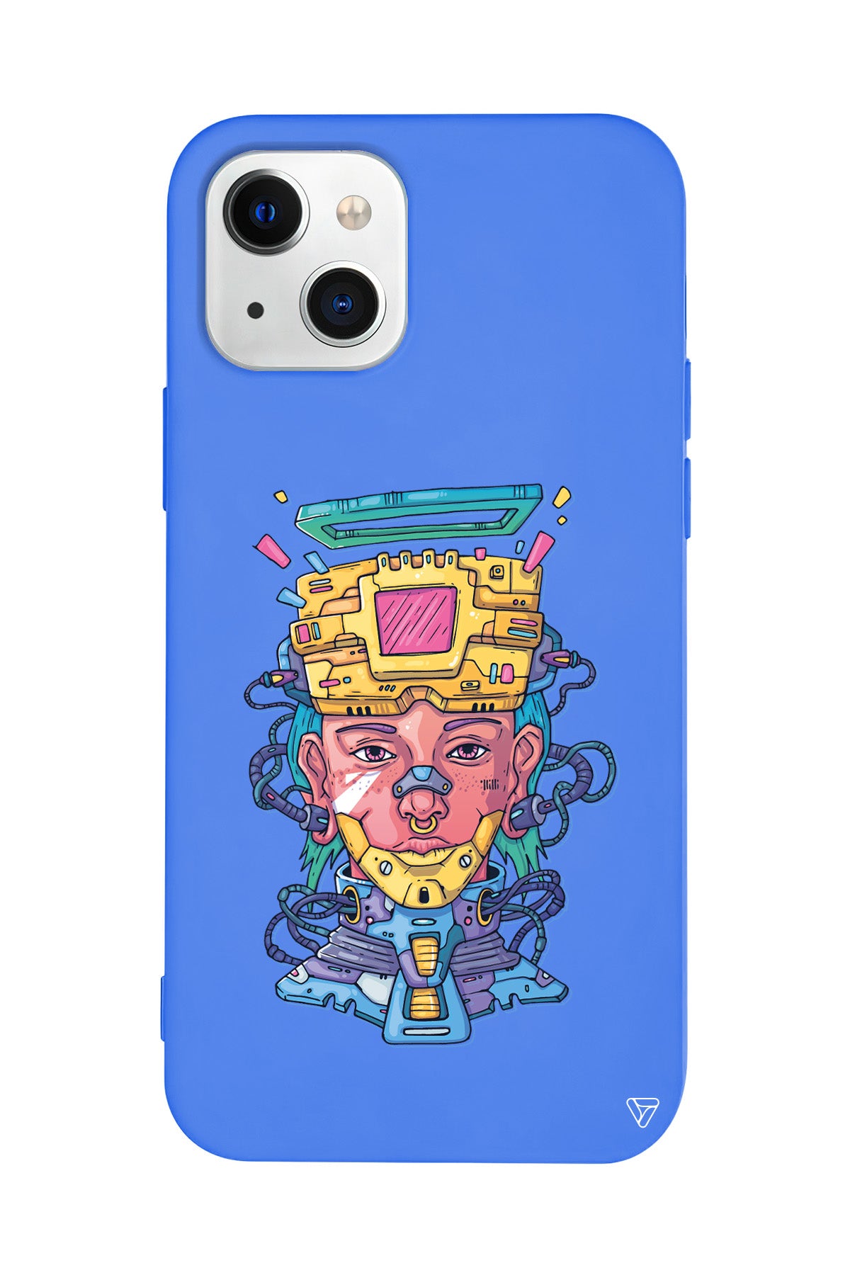 Cyperpunk Lansman Model İçi Kadife Silikon Telefon Kılıfı