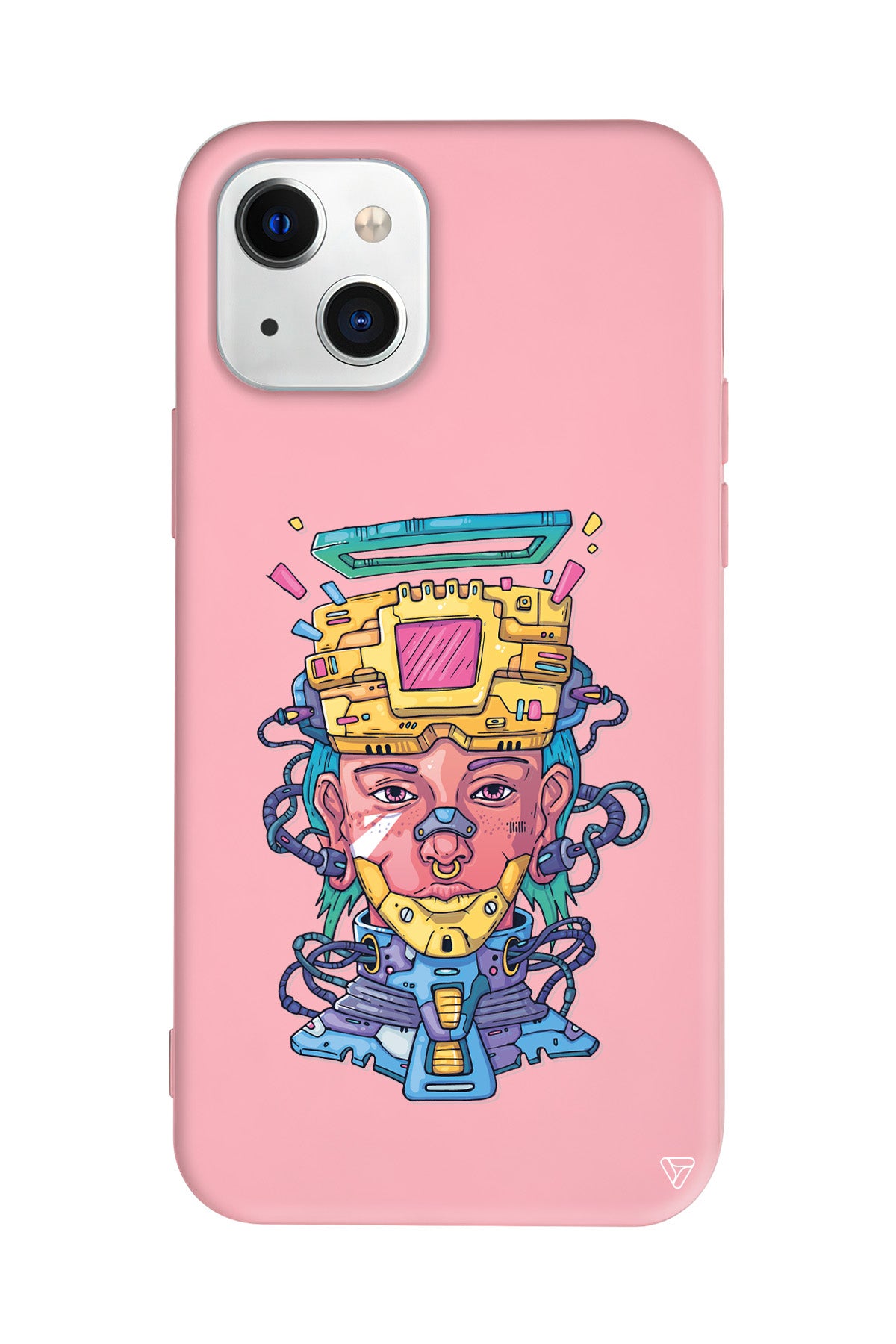 Cyperpunk Lansman Model İçi Kadife Silikon Telefon Kılıfı – Plus Serisine Özel