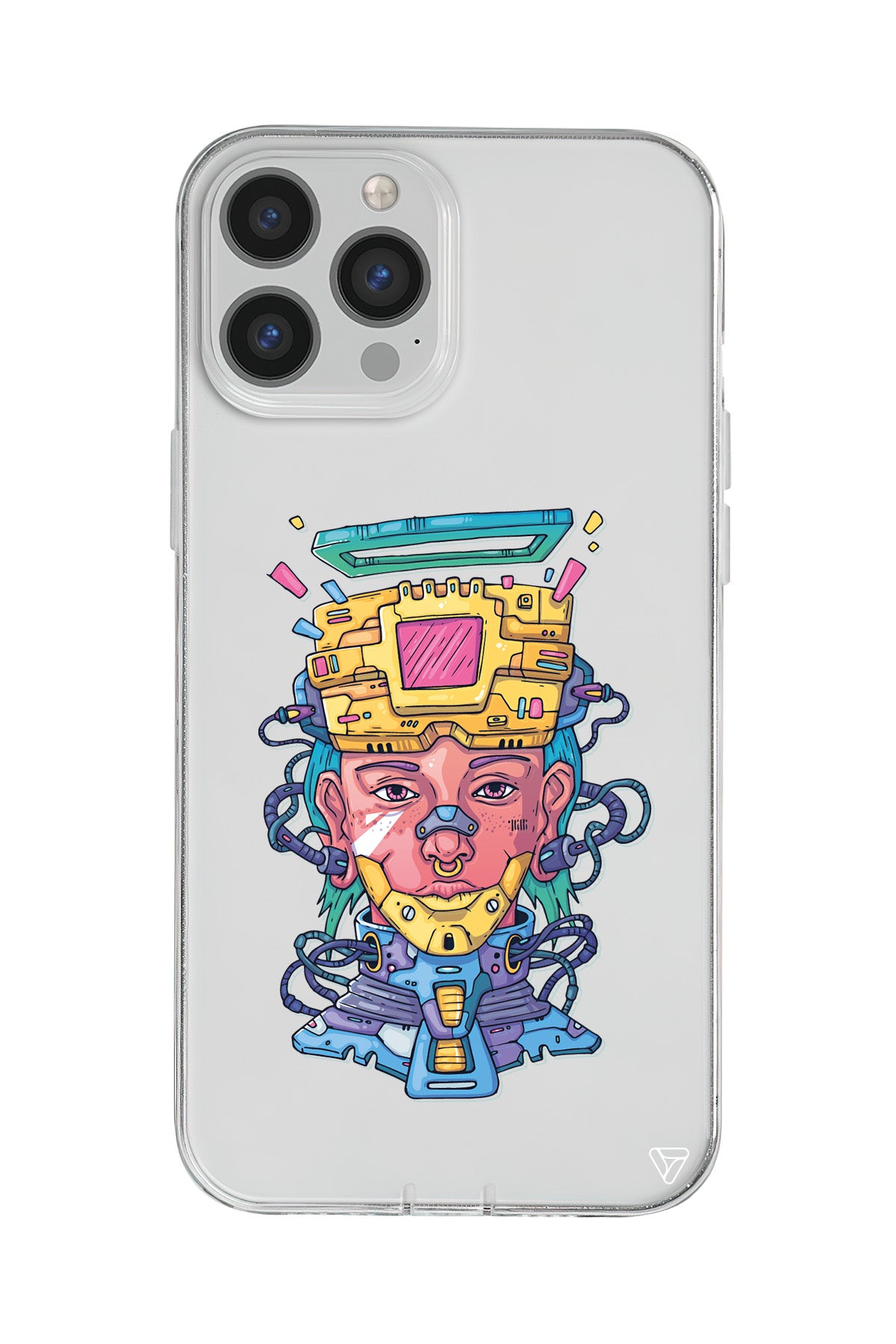 Cyperpunk Lansman Model İçi Kadife Silikon Telefon Kılıfı