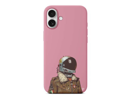 Motorcycle Man (Motorcu) Lansman Model İçi Kadife Silikon Telefon Kılıfı – Plus Serisine Özel