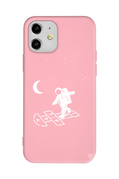 Uzayda Oyun Lansman Model İçi Kadife Silikon Telefon Kılıfı