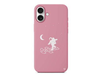 Uzayda Oyun Lansman Model İçi Kadife Silikon Telefon Kılıfı – Plus Serisine Özel