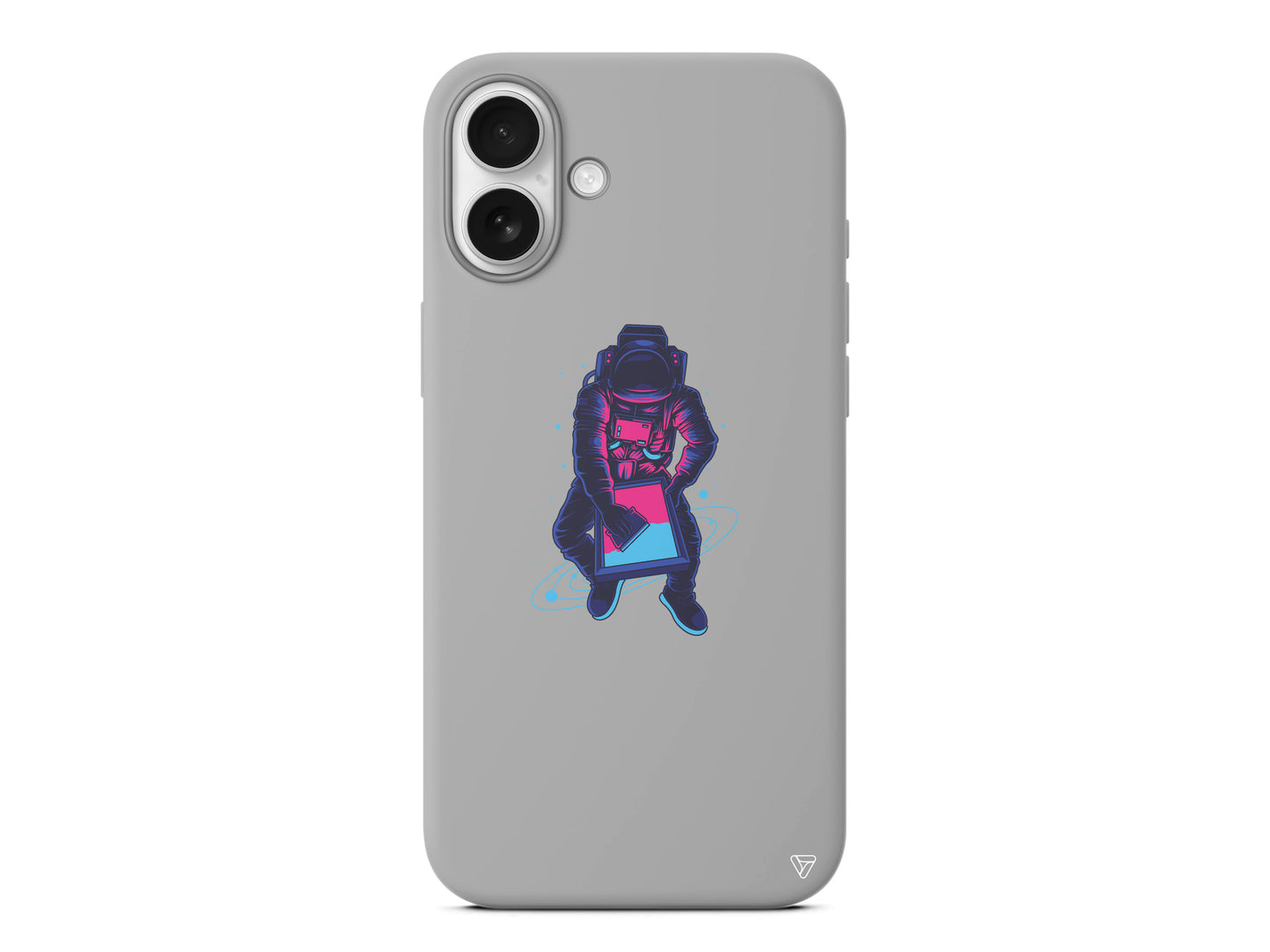 Mavi Dunya Lansman Model İçi Kadife Silikon Telefon Kılıfı