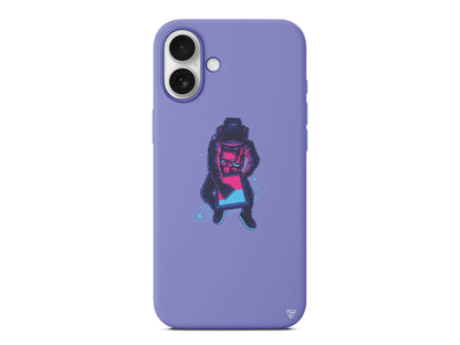 Mavi Dunya Lansman Model İçi Kadife Silikon Telefon Kılıfı