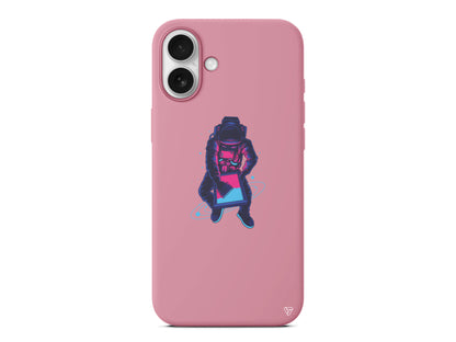 Mavi Dunya Lansman Model İçi Kadife Silikon Telefon Kılıfı – Plus Serisine Özel