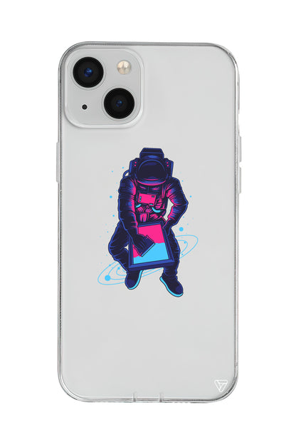 Mavi Dunya Lansman Model İçi Kadife Silikon Telefon Kılıfı